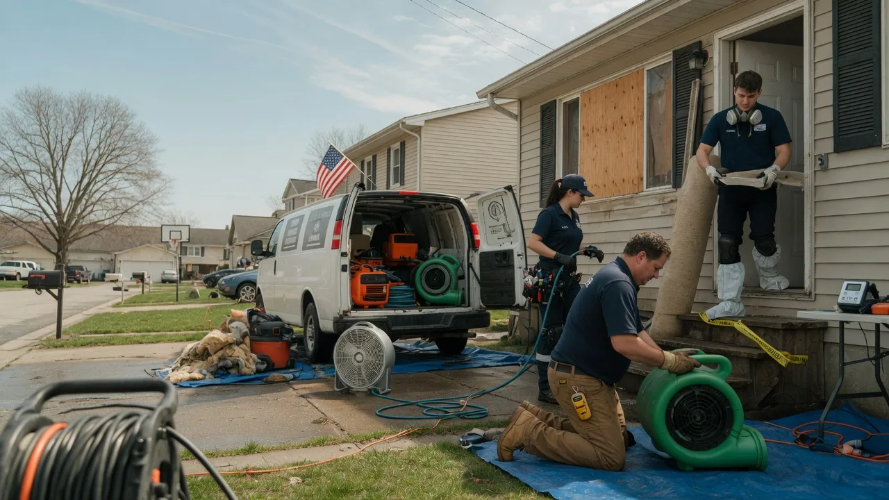 Water Damage Restoration in Sterling, ND near me